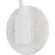 Basket 25.75 inch 40 watt Gesso White Swing-Arm Wall Sconce Wall Light