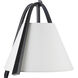 Frey 54.5 inch 60 watt Satin Black with Brushed Brown Accents Floor Lamp Portable Light
