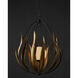 Endymion 1 Light 26 inch Aged Steel/Brass/White Chandelier Ceiling Light