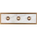 Berdine 3 Light 5 inch Antique Brass Bath Bar Wall Light