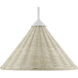 Basket 25.75 inch 40 watt Gesso White Swing-Arm Wall Sconce Wall Light