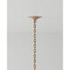 Saisei 5 Light 45 inch Khaki/Natural Rattan Chandelier Ceiling Light
