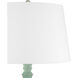 Happy 80's 30.25 inch 150.00 watt Brown/Light Blue/Clear Table Lamp Portable Light