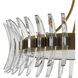 Coquette 8 Light 29.75 inch Antique Brass Chandelier Ceiling Light