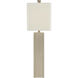 Calloway 33 inch 150 watt Light Mica/Silver Leaf Table Lamp Portable Light