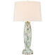 Motte 31.75 inch 150.00 watt White/Green/Pale Pink/Clear Table Lamp Portable Light