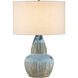 Catania 29.5 inch 150 watt Antique Blue Drip Table Lamp Portable Light