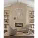 Bastian 6 Light 37.25 inch Sugar White and Sandstone Lantern Chandelier Ceiling Light, Large