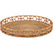 Tegal Natural and Clear Serving Tray
