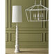 Denison 6 Light 40 inch Gesso White Chandelier Ceiling Light