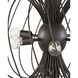 Akio 6 Light 29.75 inch Bronze Gold Chandelier Ceiling Light