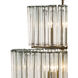 Bevilacqua 12 Light 27 inch Silver Leaf Chandelier Ceiling Light, Medium