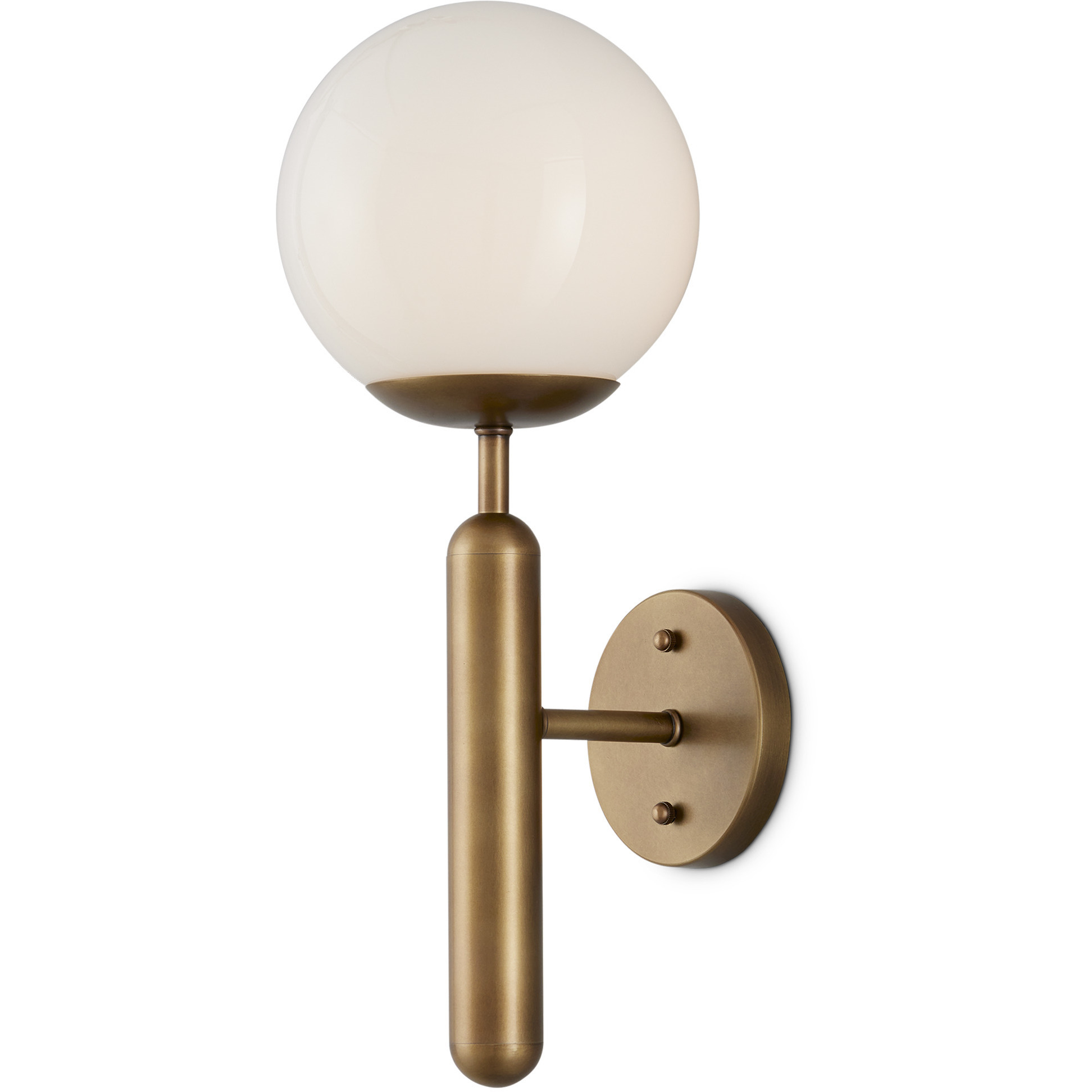 Barbican 1 Light 6.5 inch Antique Brass Bath Sconce Wall Light