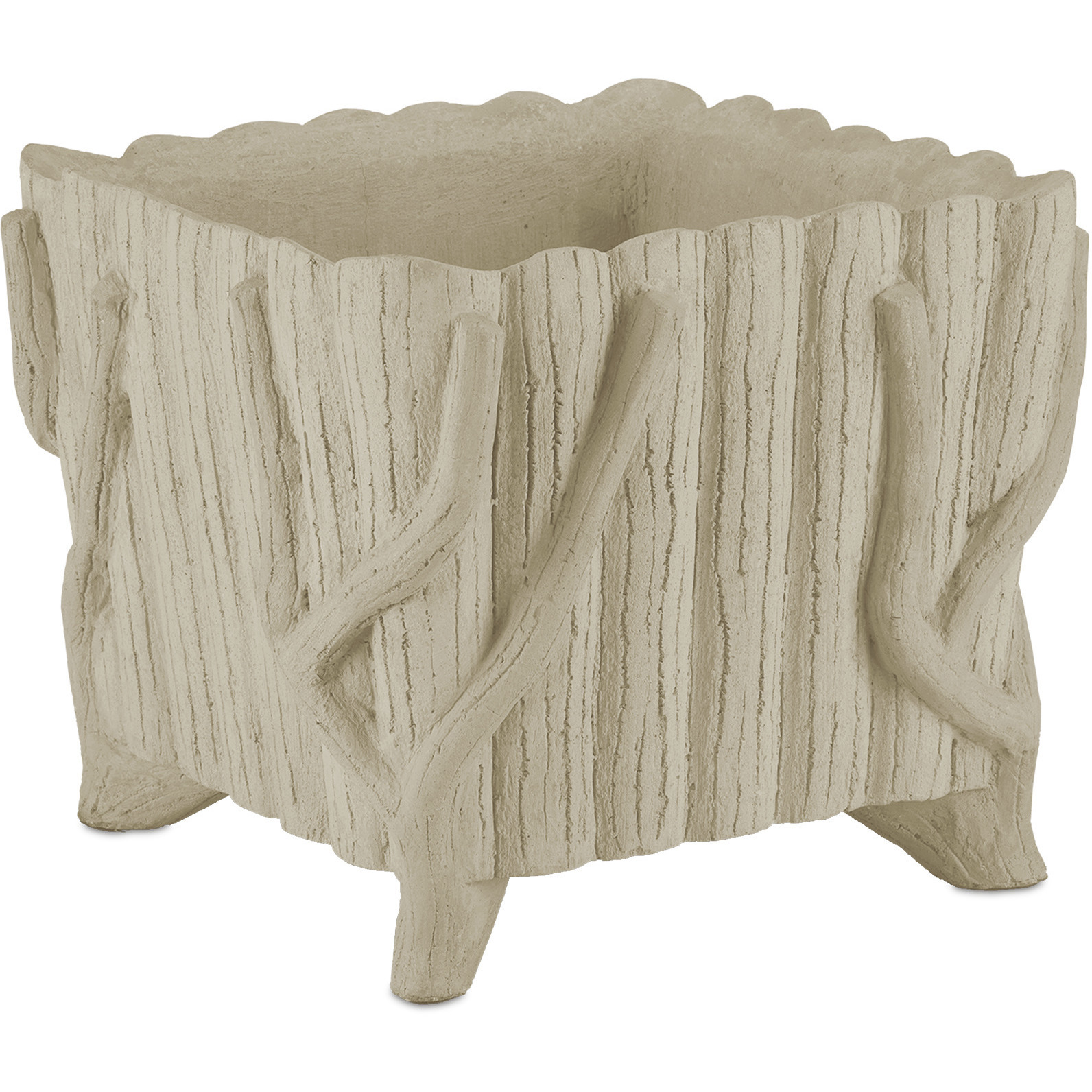 Chloe Portland and Faux Bois Planter