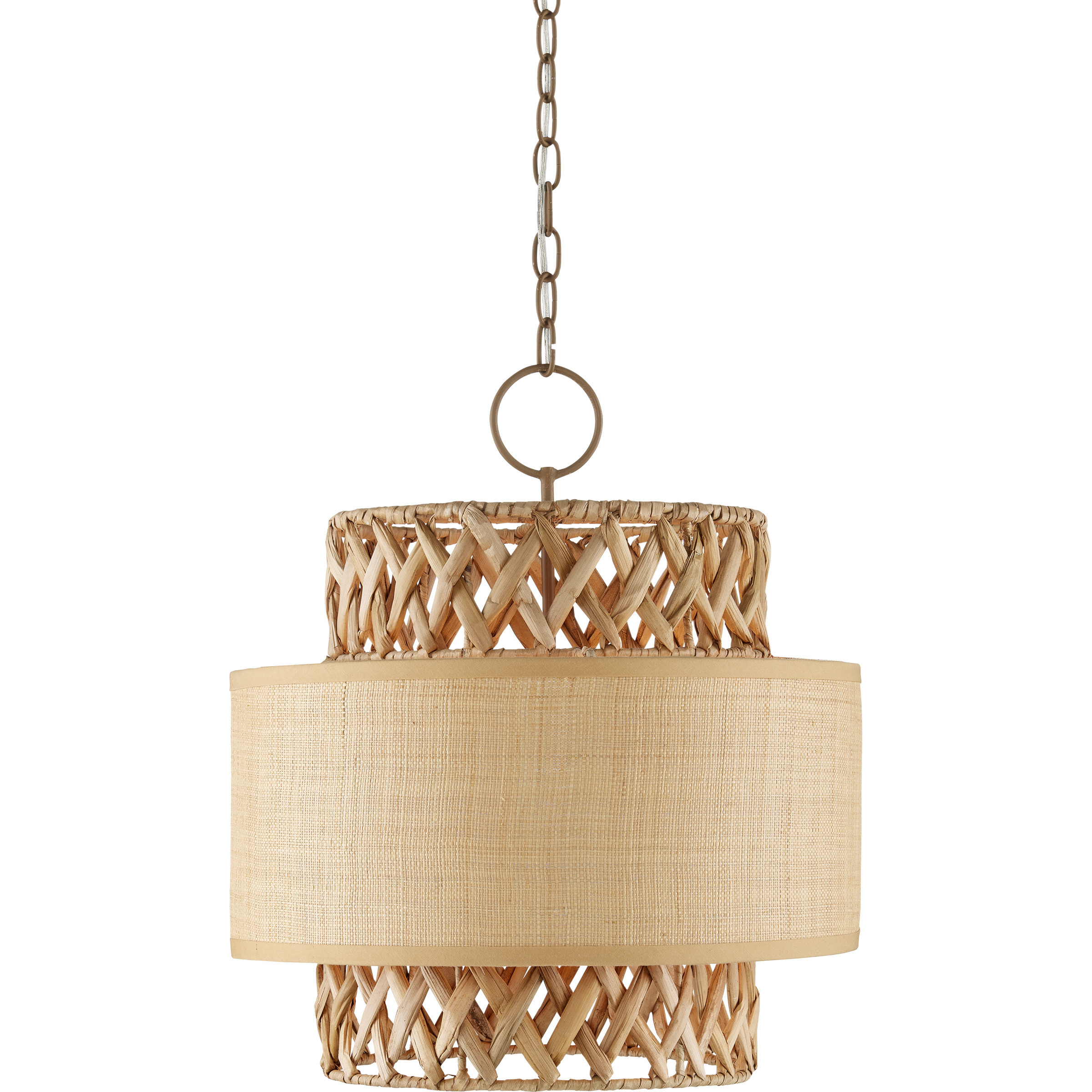 Isola 4 Light 18.25 inch Khaki Pendant Ceiling Light