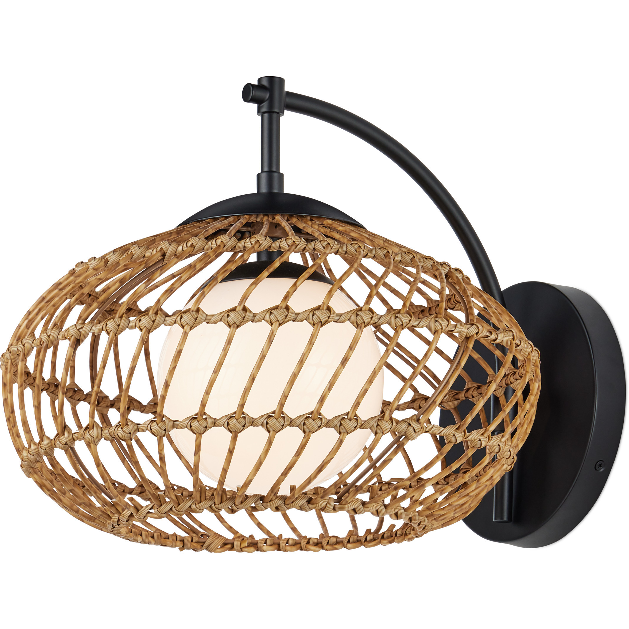 Carriage 1 Light 12 inch Black Outdoor Wall Sconce