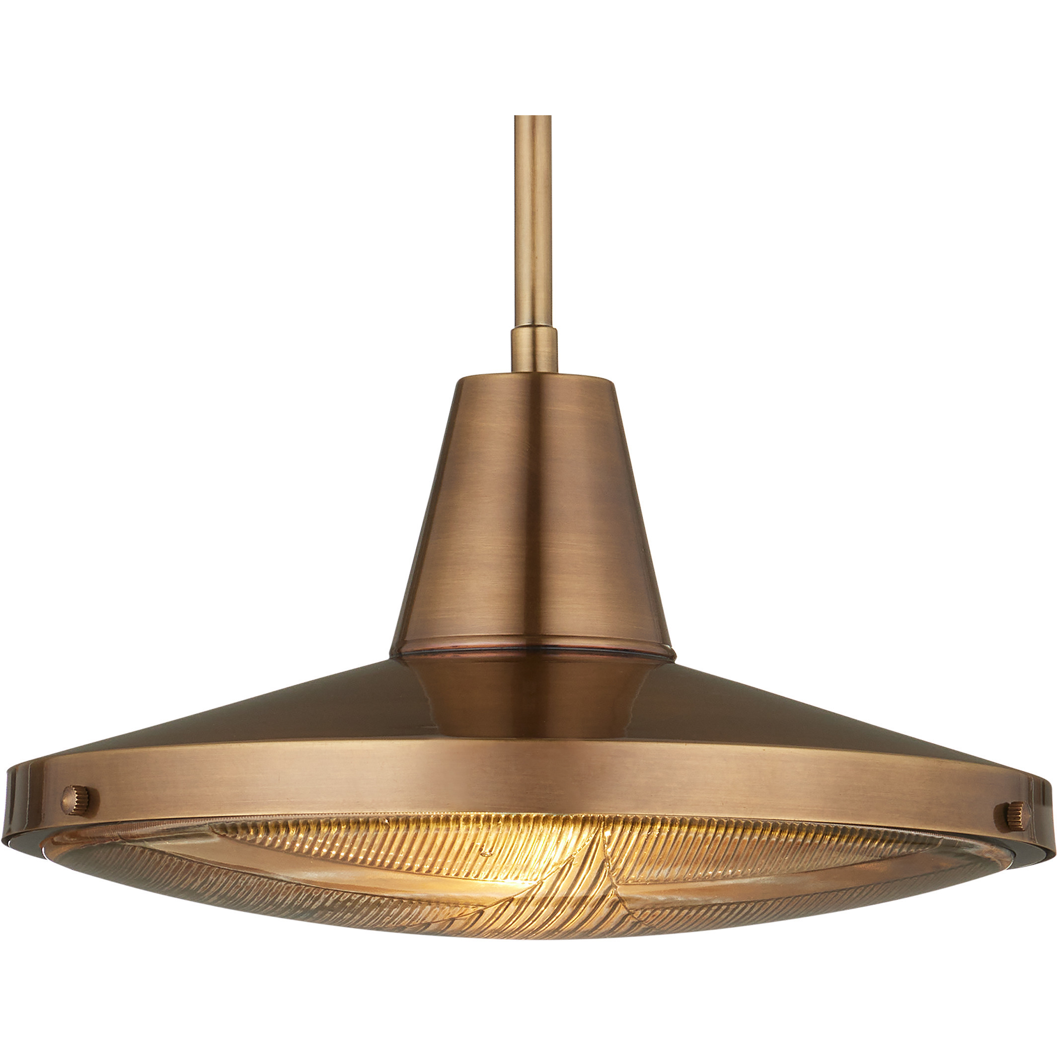 Mariner 1 Light 13.5 inch Antique Brass Outdoor Pendant