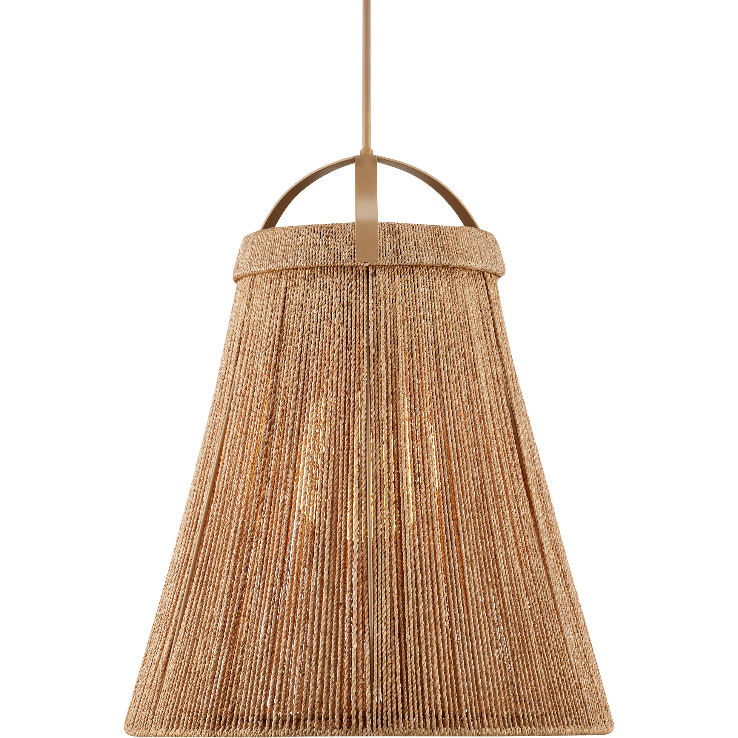 Parnell 1 Light 27.75 inch Beige Pendant Ceiling Light, Large