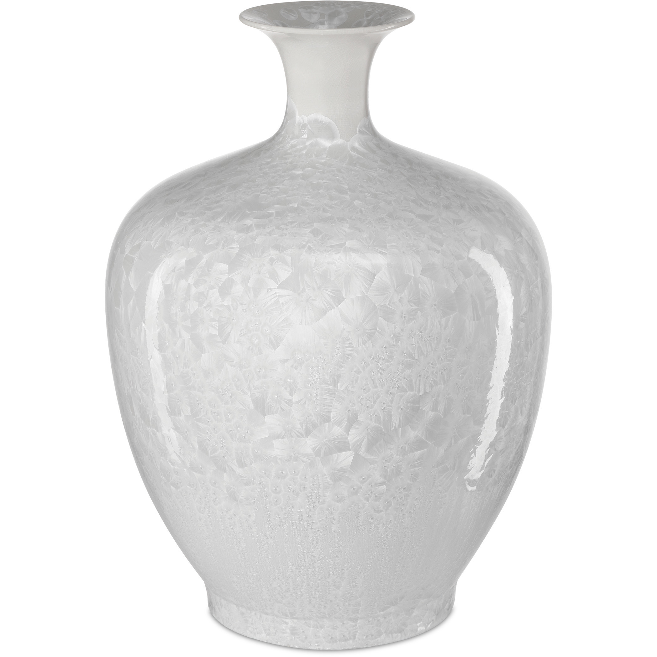 Crystalline 18 X 12.5 inch Vase, Tall