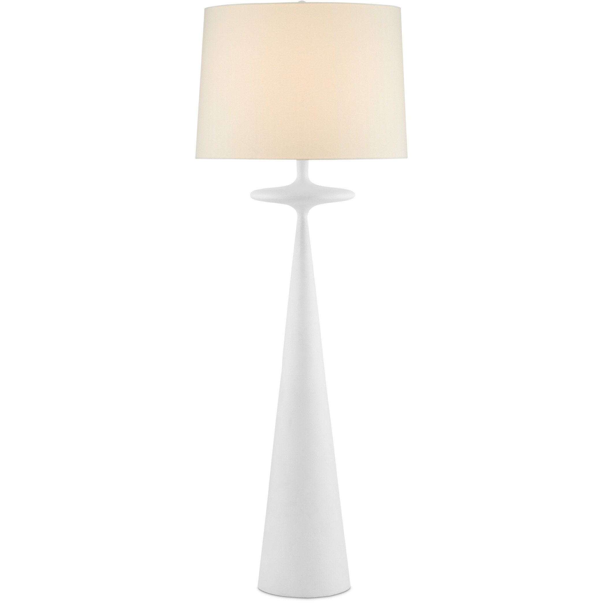 Giacomo 66.5 inch 150 watt Gesso White Floor Lamp Portable Light