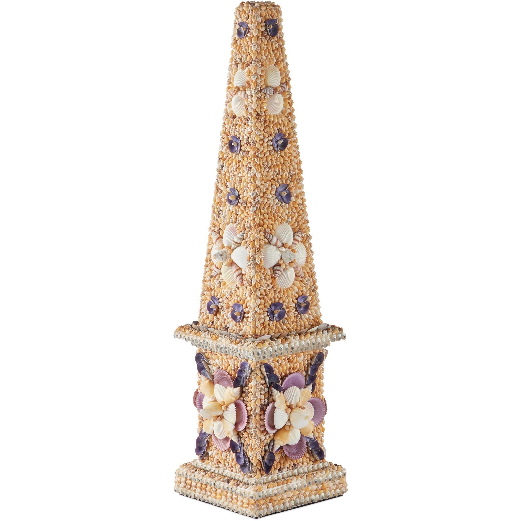 Coquillage Natural Obelisk, Tall