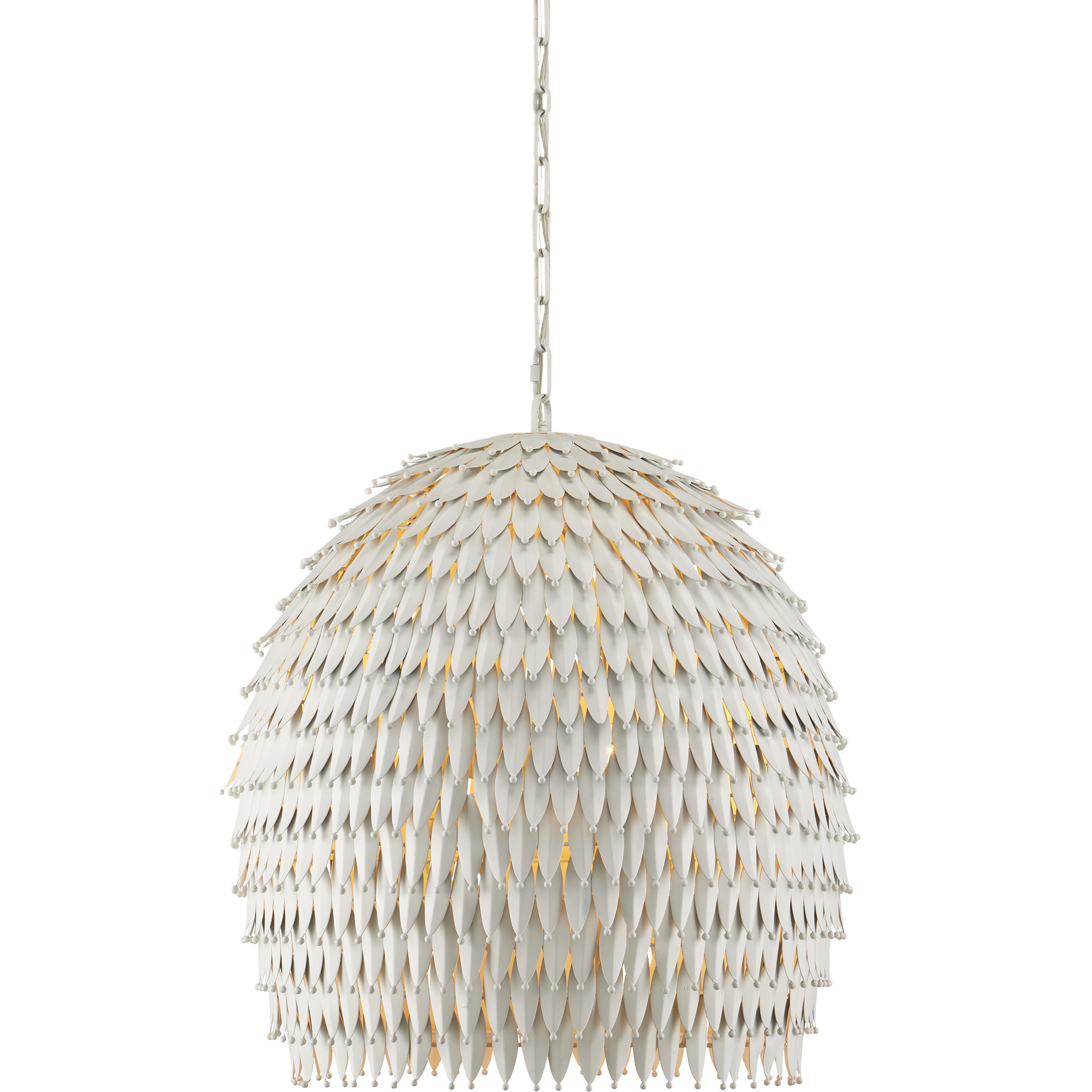 Overlay 3 Light 24 inch White Pendant Ceiling Light, Large